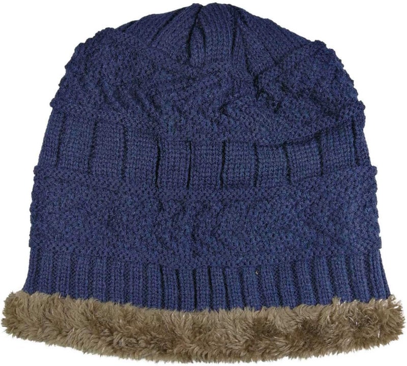 HINDAWI Winter Beanie Hat for Boys Girls (5-14 Years) Slouchy Beanie Windproof Warm Knit Kids Skull Cap - Image 2