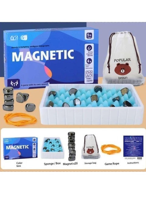 Magnetic Chess Game Set Magnetic Chess Game Magnetic Stones Game Parent-Child Interactive Desktop Game Toys