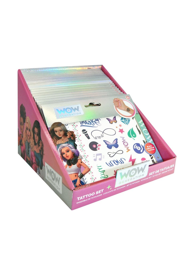 WOW Generation Tattoo Set of 50 Colour and Black and White Tattoos - Image 3