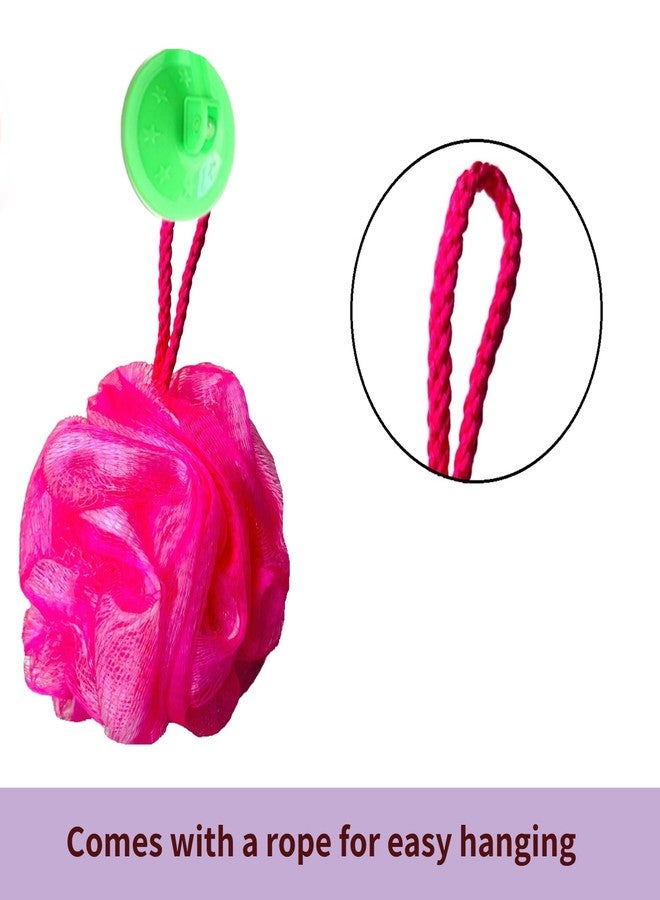 MAMORU Bath Sponge Round loofah and Back Scrubber for Men and Women (Pack of 2) - Image 4