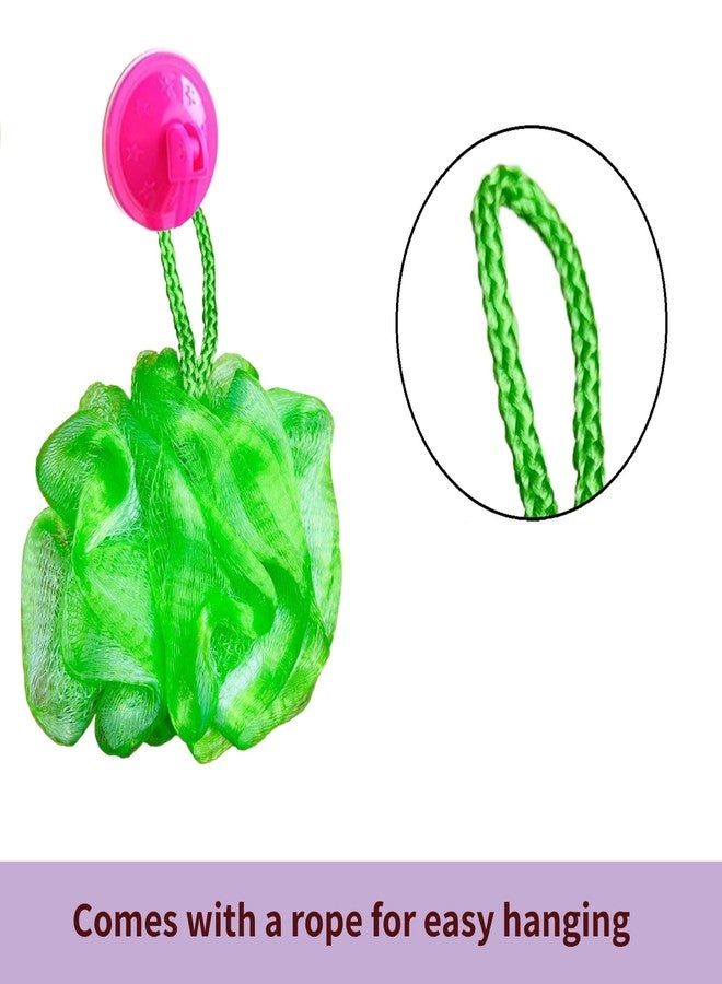 MAMORU Bath Sponge Round loofah and Back Scrubber for Men and Women (Pack of 2) - Image 3