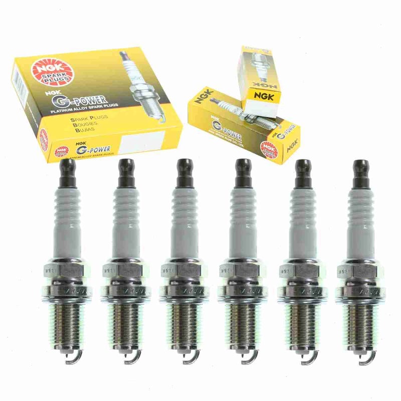 6 pc NGK GPower Spark Plugs compatible with Kia Sedona 35L 38L V6 20022014
