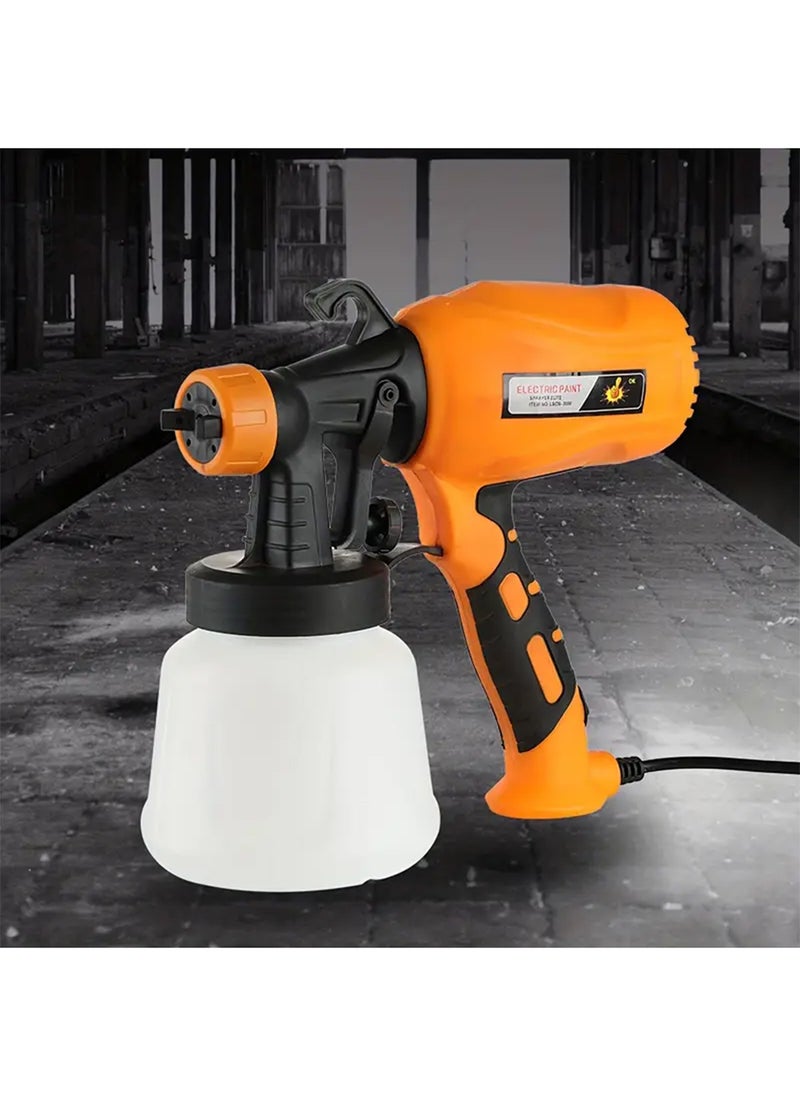 High-Pressure Electric Spray Gun Kit - Portable, Paint and Disinfection Mist Gun with Adjustable Nozzle, 220-240V Plug-In Power, Ideal for Latex and Oil-Based Paints