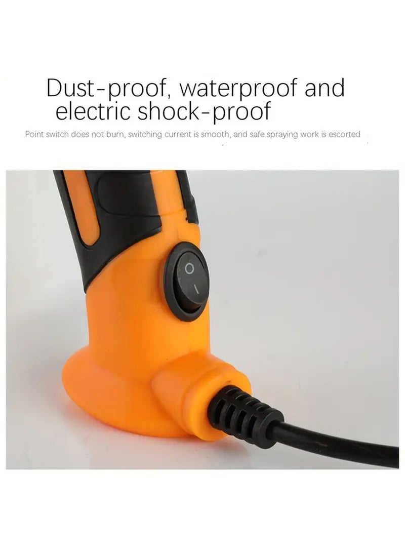 High-Pressure Electric Spray Gun Kit - Portable, Paint and Disinfection Mist Gun with Adjustable Nozzle, 220-240V Plug-In Power, Ideal for Latex and Oil-Based Paints