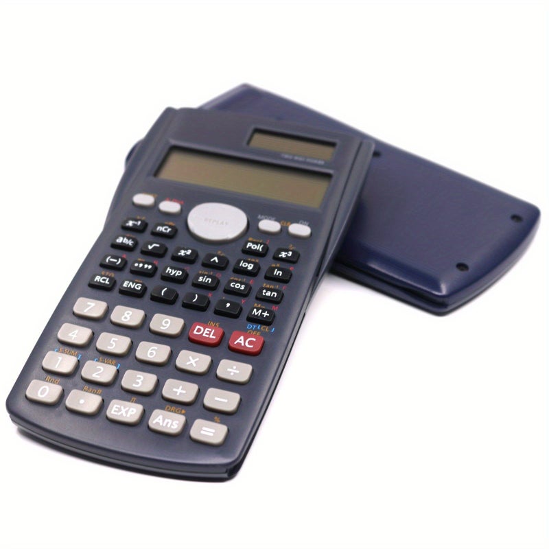 Dark Blue 85MS Solar Scientific Calculator With 2 Line Display For Students - Image 5