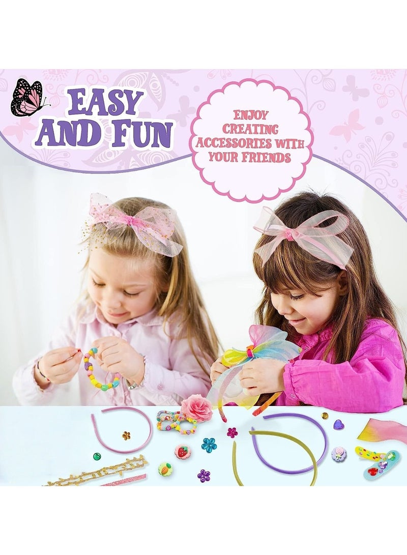 Mr. Penda Headband Making Kit, DIY Headband Making Kit for Girls,Arts and Crafts for Kids Ages 5+,Girls Hair Accessories for Kids, Fashion Crafts Set for Girls  - Image 5