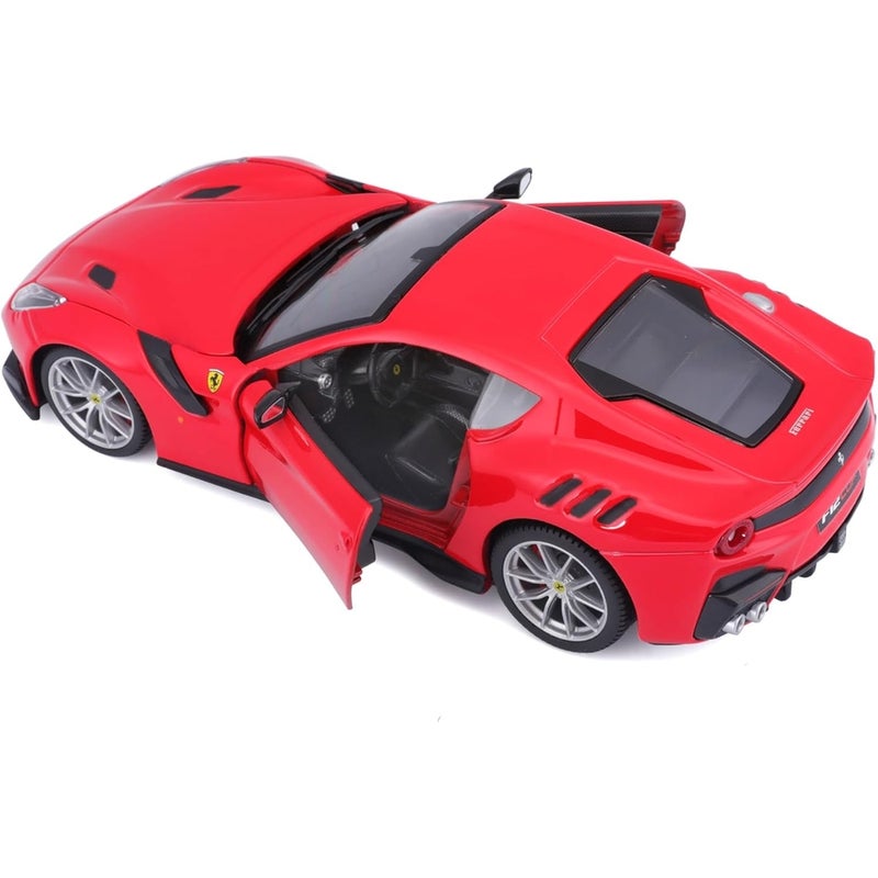بوراجو سيارة فيراري اف 12 1/24 - احمر - 18-26021 - Image 3