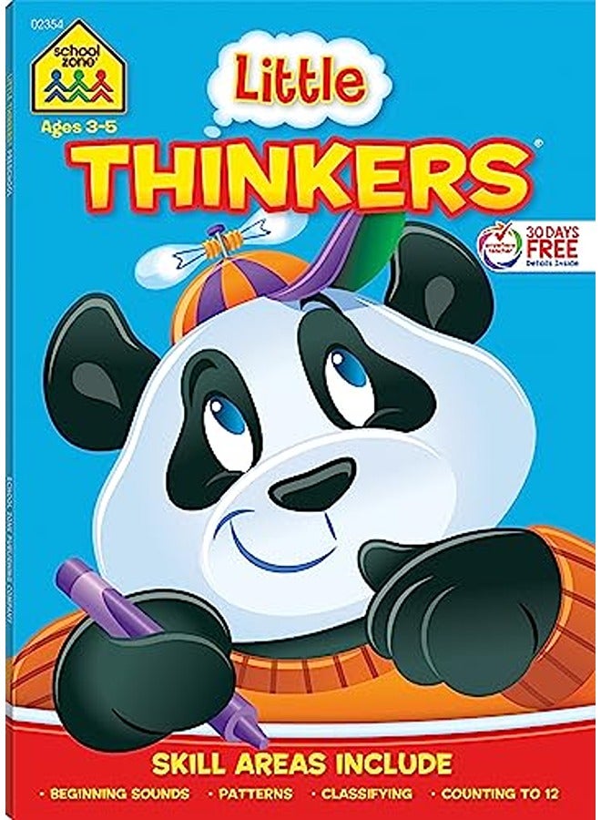 كتاب العمل لمرحلة ما قبل المدرسة لذوي التفكير الصغير - النسخة الفاخرة