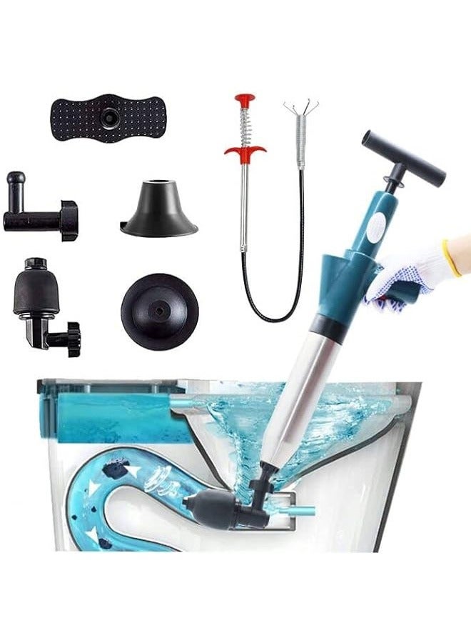 Taimi High Plungers Unclog Toilets Bathroom Electric Remover for Plunger Tool Pressure Sink Bath Cleaner Drain Power Opener Unblocker Toilet Basin Dredge Air - Image 3