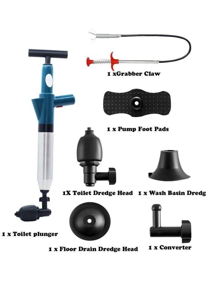 Taimi High Plungers Unclog Toilets Bathroom Electric Remover for Plunger Tool Pressure Sink Bath Cleaner Drain Power Opener Unblocker Toilet Basin Dredge Air - Image 4