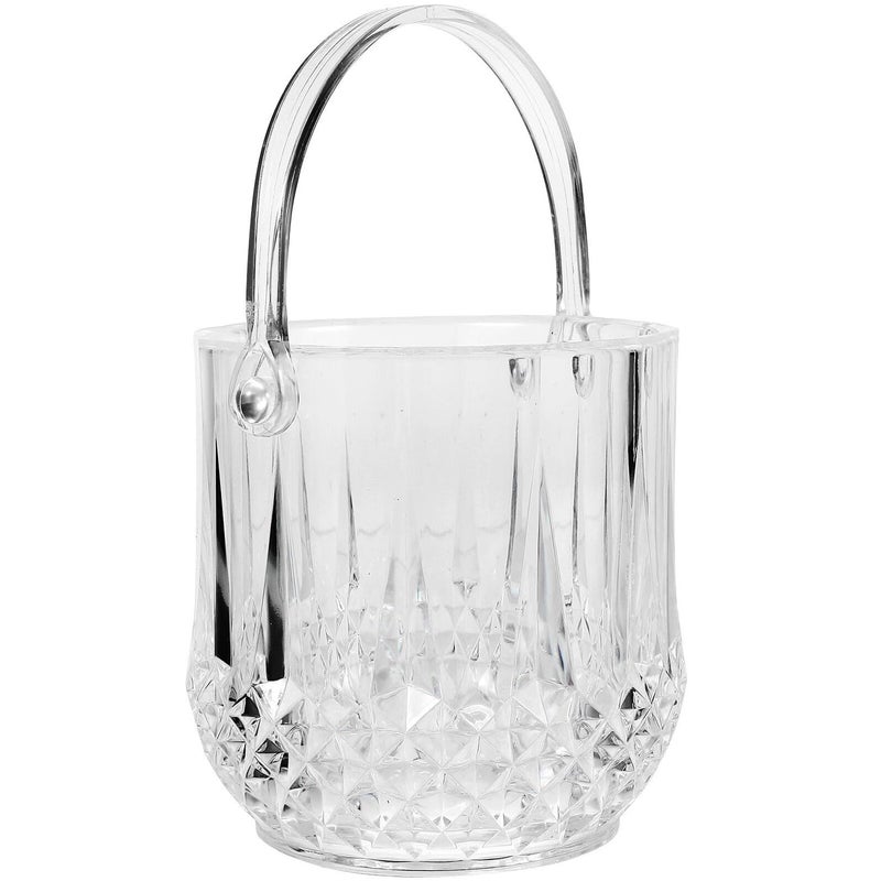 New Small Plastic Wine Bucket For Home Bar Beverage Cooling Handy Ice Bucket White Storage - Image 2