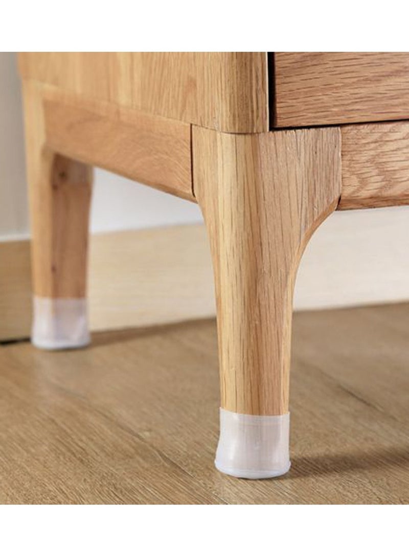4pc Table Chair Leg Silicone Cap Pad Furniture Table Feet Cover Floor Protector - Image 5