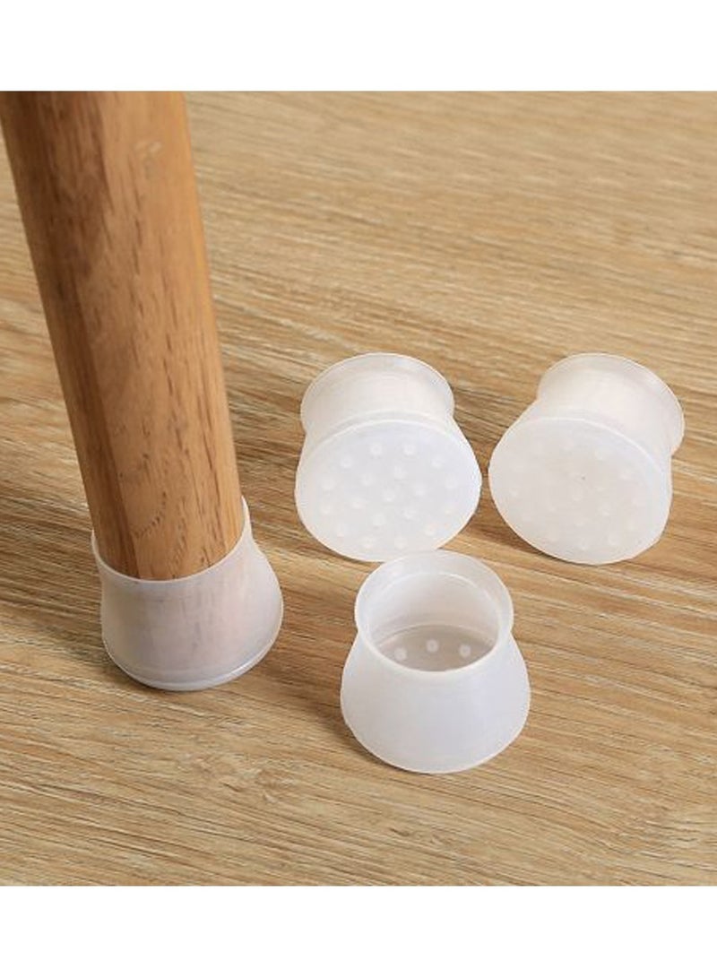 4pc Table Chair Leg Silicone Cap Pad Furniture Table Feet Cover Floor Protector - Image 1