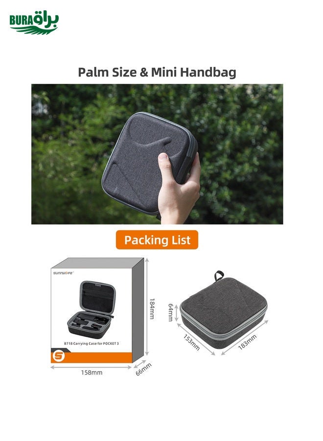 For DJI Osmo Pocket 3 Sunnylife Storage Case Box Full Set Bag