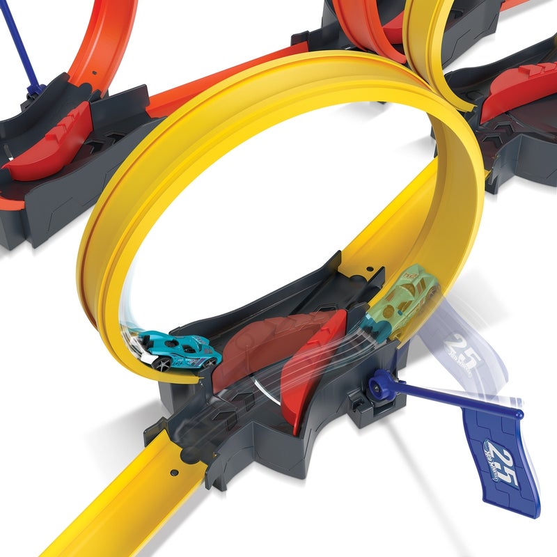 Mattel Games Mattel - Hot Wheels Action Multi-Loop Raceoff Playset & 1/64 Car - HDR83 - Image 4