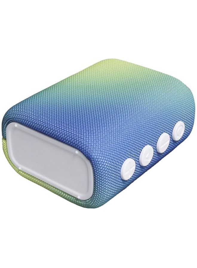 L'avvento Sp31L Waterproof Speaker Ipx7 5.5W 1500Mah Tws Voice Assistance Metal Carabiner Blue - Image 1