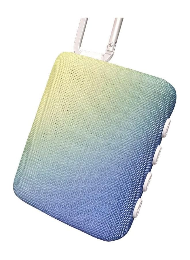 L'avvento Sp31L Waterproof Speaker Ipx7 5.5W 1500Mah Tws Voice Assistance Metal Carabiner Blue - Image 2