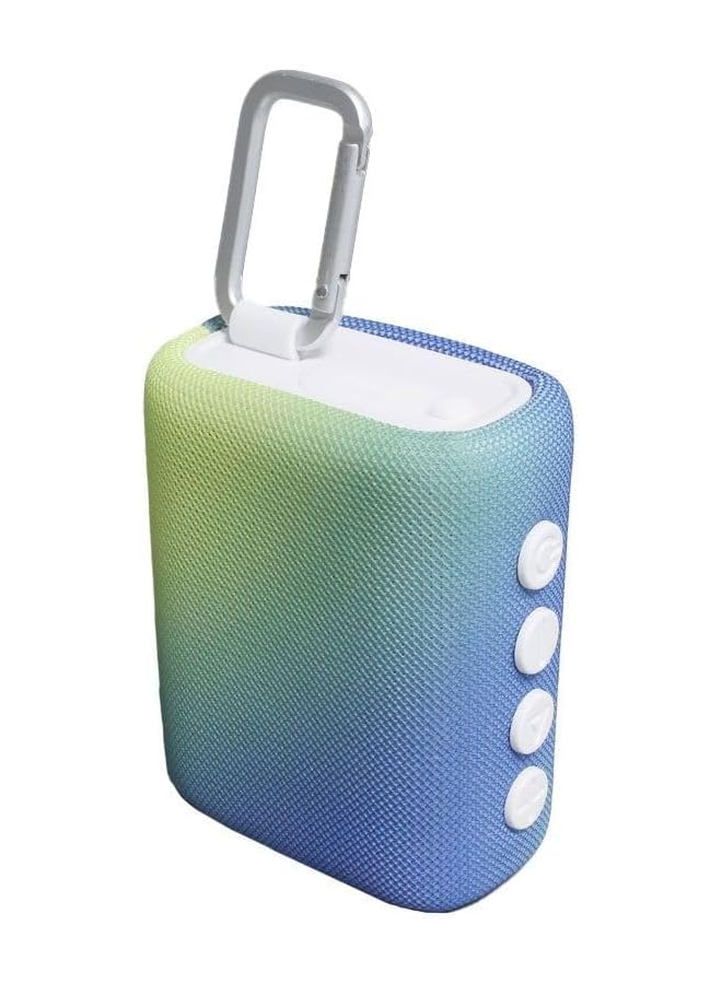 L'avvento Sp31L Waterproof Speaker Ipx7 5.5W 1500Mah Tws Voice Assistance Metal Carabiner Blue - Image 3