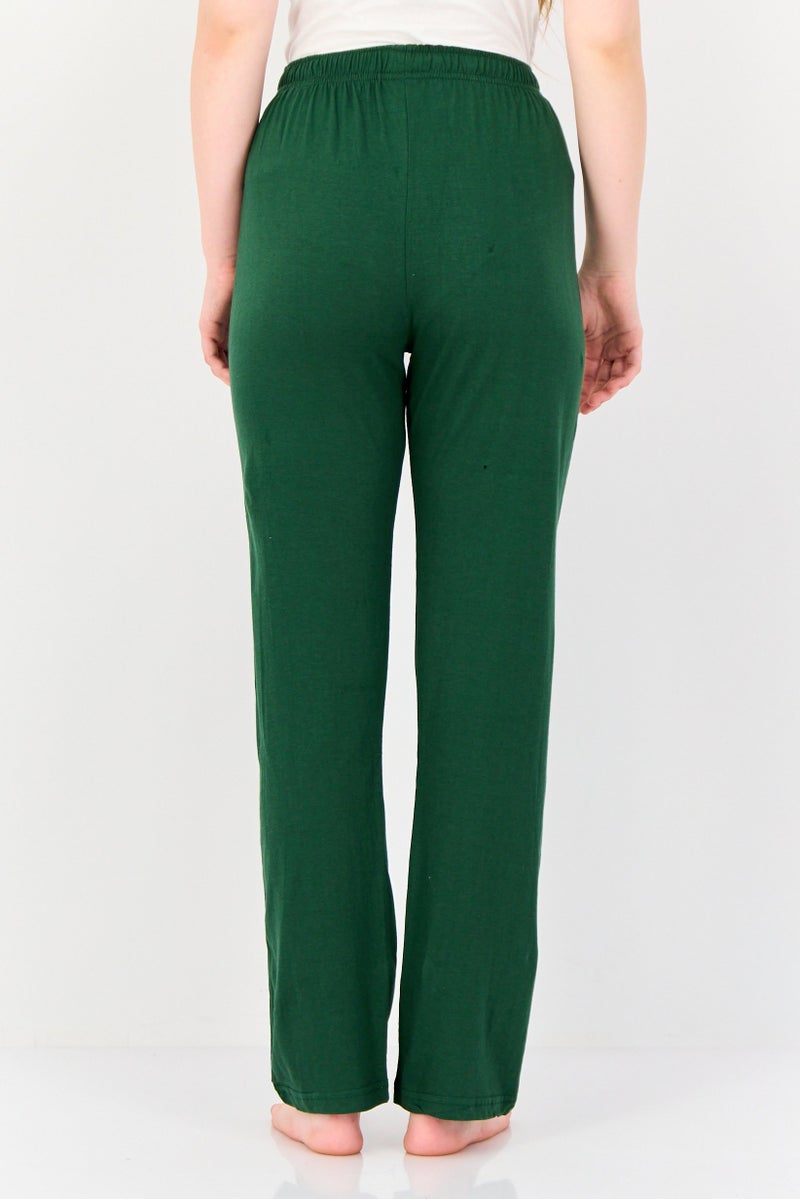 Zivame x Coucou Women Solid Sleepwear Bottom, Green - Image 3