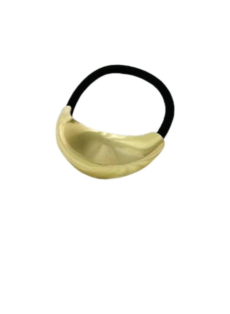 Sosha Elegance Gold metal hair tie - Image 2
