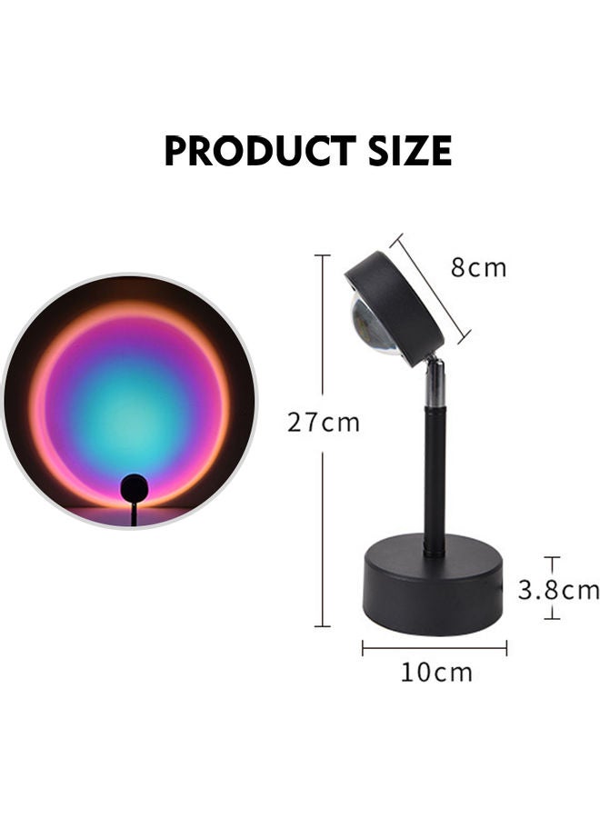 مصباح بروجيكتور بتصميم غروب الشمس متعدد الألوان - Image 3
