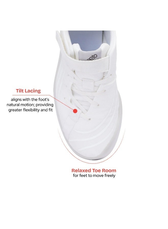 Plaeto Kids School Shoes for Boys & Girls – Lightweight, Durable, Comfortable All-Day Wear with Cushioned Sole, Breathable Design & Strong Grip for School, Sports and Daily Activities - Image 4