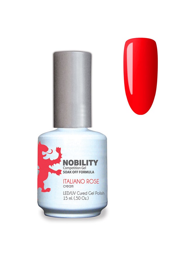 Lechat Gel Nail Polish 15 ml, Long Lasting, Chip Resistant, Requires Drying Under UV Led Lamp Italiano Rose Nbgp33 