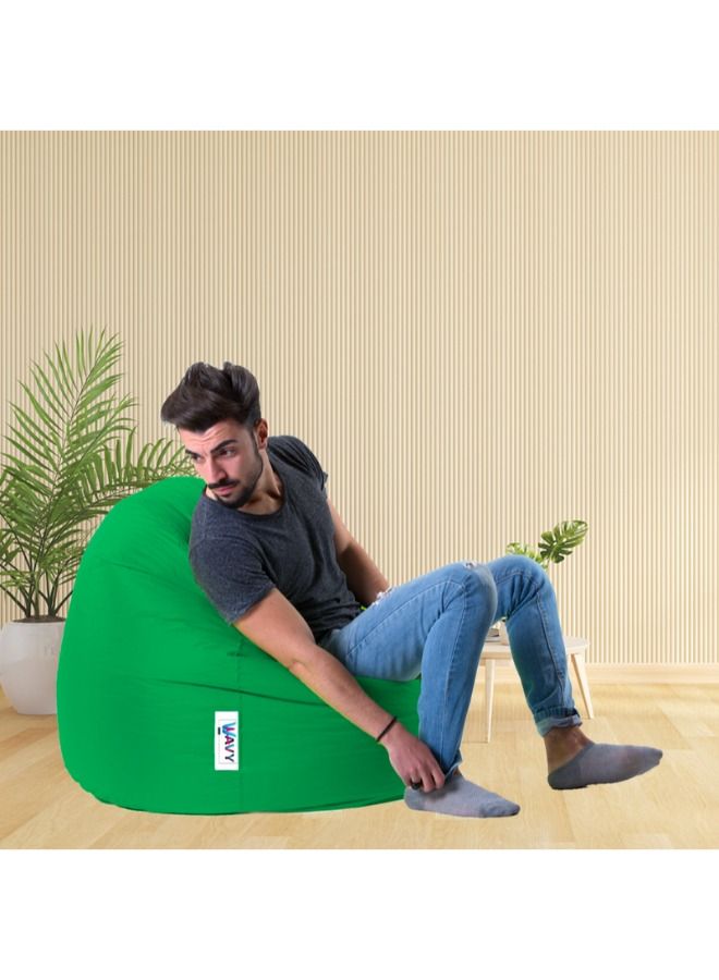 WAVY Green Medium Comfy Bean Bag - Waterproof - Image 2