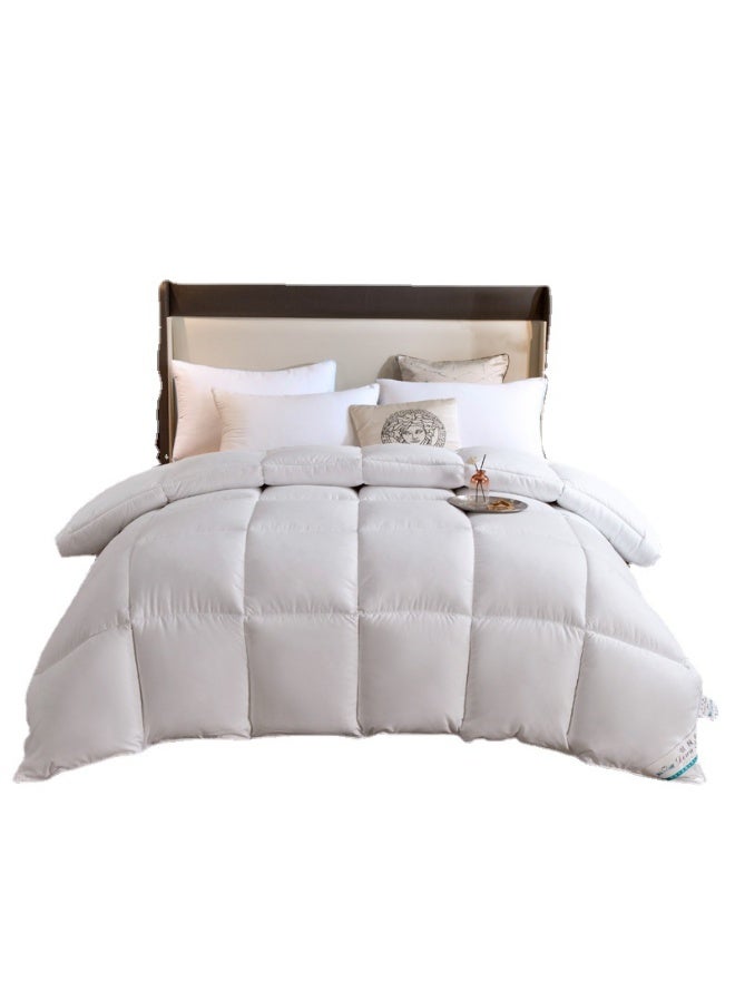 VINNYSEN 3KG Down Comforters  200 x 230 cm Duvet  350 GSM filling Quilted All Season Comforter Diamond Quilted for Double Bed White - Image 5