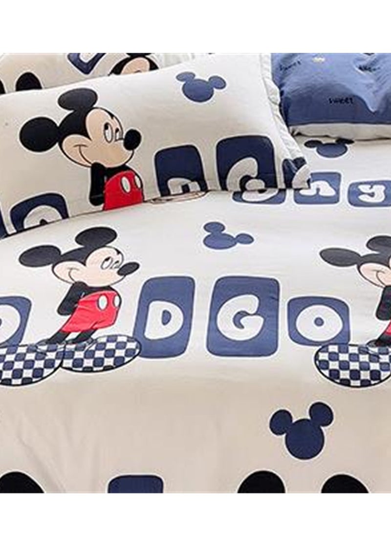 4pcs bedding set 2 pillowcases 1 quilt cover 1 bed sheet four-piece set with creative and fashionable styling - Image 3