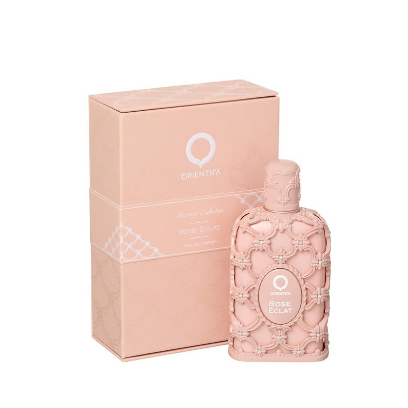 Orientica عطر أورينتيكا الفاخر روز إكلا – زهري، فاكهي، ورد، برغموت، زهرة الخوخ، جوزة الطيب، بنفسج، مسك، فيتيفر، عنبر – عطر عربي للرجال والنساء – 2.7 أونصة/80 مل - Image 3