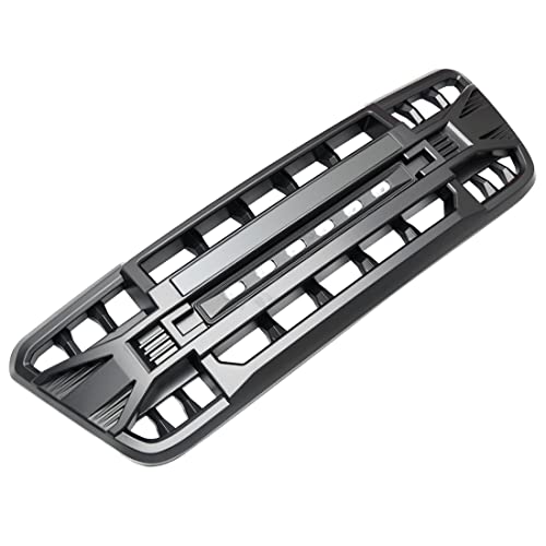 MEGAIE Front Grill Compatible with 2004 2005 2006 2007 2008 F150, Matte Black Front Bumper Grille w/Off-Road Lights - Image 3