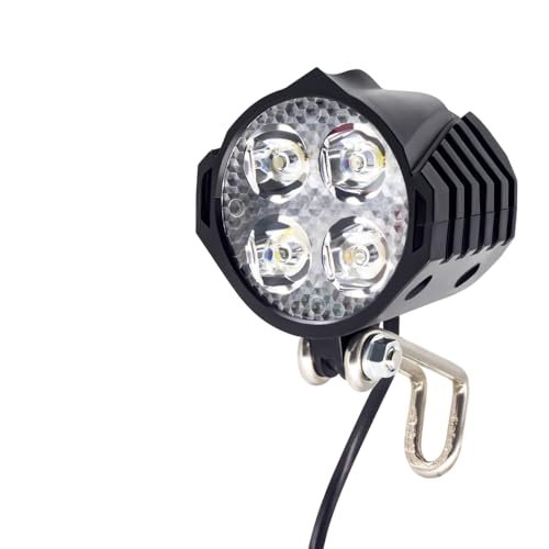 Onature 36V 48V Ebike Light Kit Electric Bike Headlight with Horn Ebike Tail Light with Turn Signal Fits Rear Rack Mount 50mm 80mm Not Compatible with Waterproof Connector Taillight with Brake Light - Image 3
