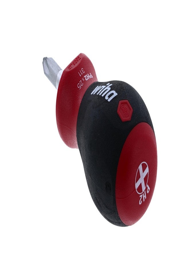 Wiha 31140 Stubby Phillips Screwdriver with SoftFinish Handle, 2 x 25mm - Image 5