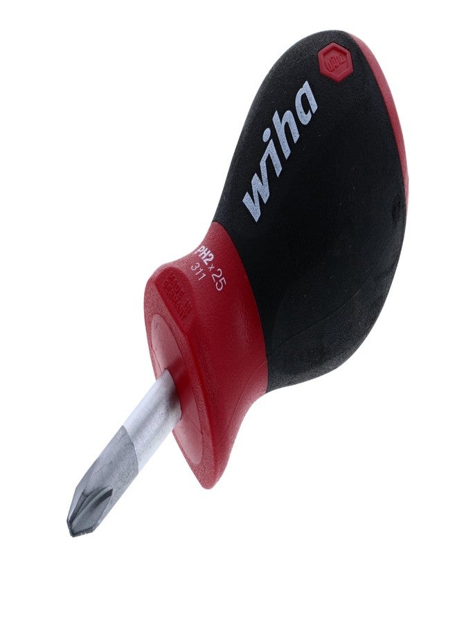Wiha 31140 Stubby Phillips Screwdriver with SoftFinish Handle, 2 x 25mm - Image 4