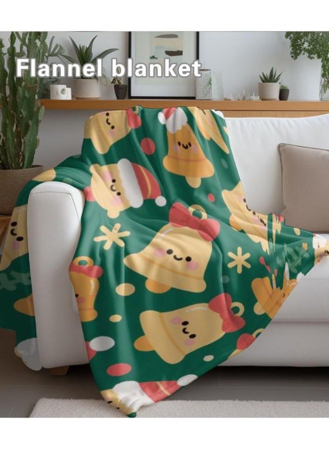 عام بطانية رقيقة من الفانيلا الكرتونية للأطفال والرضع (دافئة ومريحة، ومناسبة للنوم والألعاب) 70 سم * 100 سم - Image 1