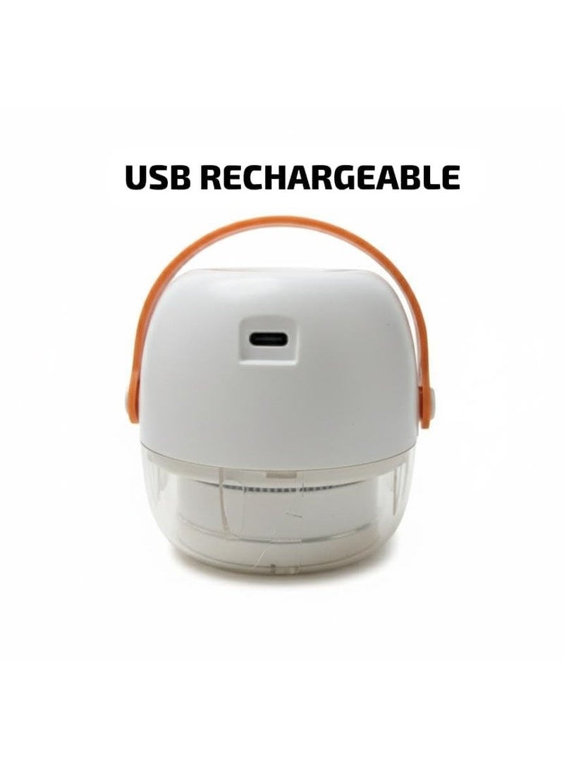 سبيس شوب منظف الوبر مزيل الوبر المحمول للملابس مثالي لإزالة الوبر من جميع الأقمشة الصوفية بما في ذلك السترات والبطانيات منفذ شحن يو إس بي لزيادة الراحة - Image 3