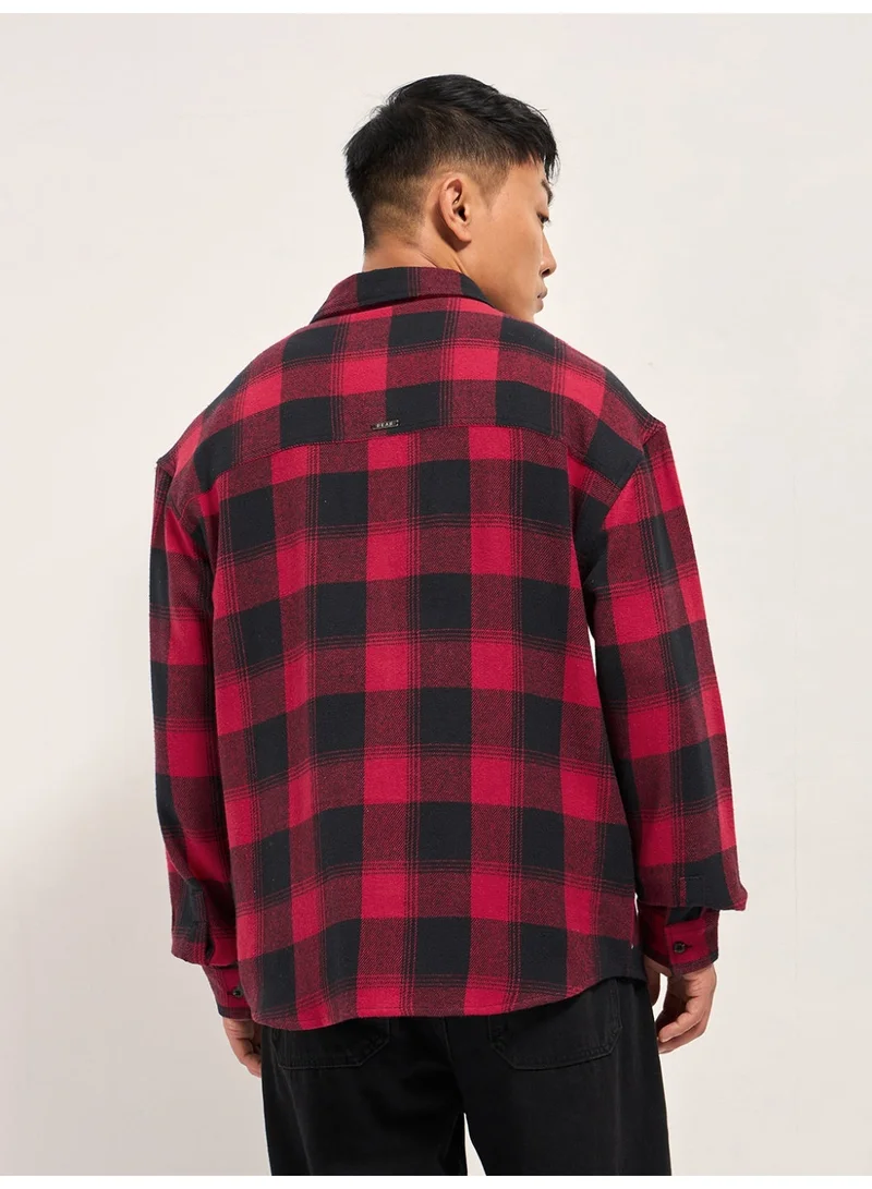 THE BEAR HOUSE Men’s Trendy Shacket for All Seasons | Casual Overshirt Jacket for Men | Versatile Outerwear Layer for Office, Streetwear & Travel | Modern Smart Look for Everyday Outfits