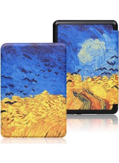 Cosmostech Amazon Kindle Paperwhite 4 E-Book Reader Case Wheatfield  - Image 1