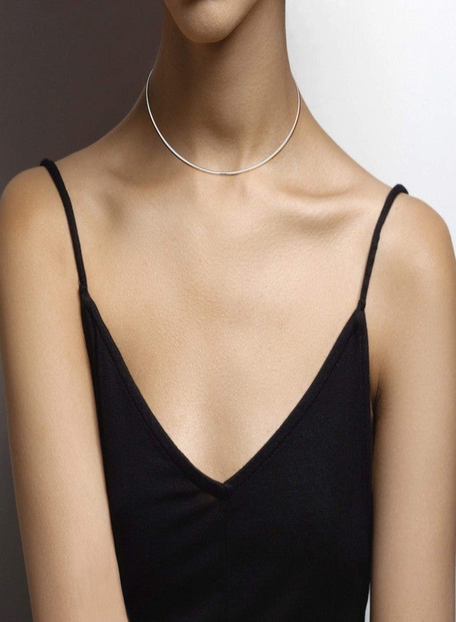 Miabella 925 Sterling Silver Italian 2mm 2.5mm Dome Omega Necklace for Women/Adjustable from 16-18 Inches with Extender/Made in Italy (2mm) - Image 3