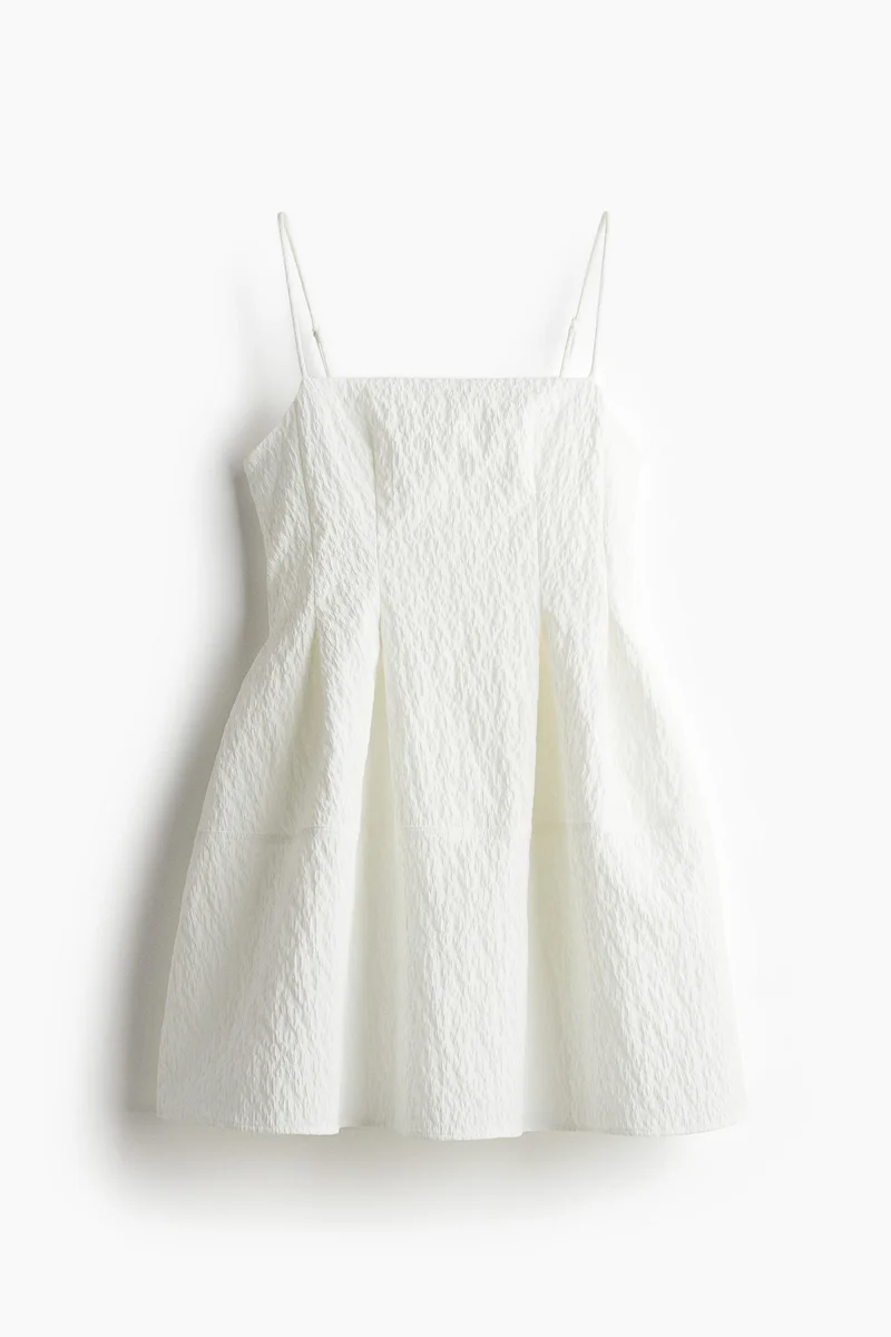 H&M Jacquard-weave strappy dress