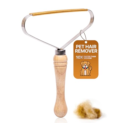 Diafline 1-Pack Pet Hair Removal Tool - Carpet Rake and Squeegee for Pet Hair Remover Tool - Lint Remover and Hair Scraper for Couch - Easy to Clean Fuzz Fur and Pro Cat Dog Hair Remover for Rugs,Car Floor Mat - Image 1