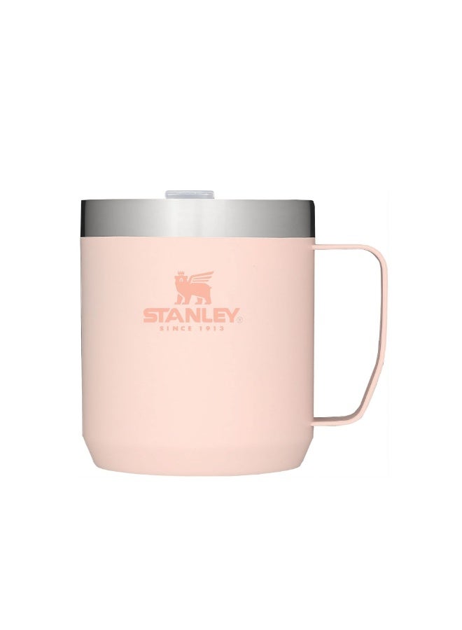 ACLIX Stanley Everyday Camp Mug 12 Oz with Drink Through Lid Insulated Stainless Steel Coffee Cup BPA Free Ideal for Hot and Cold Beverages Coffee Tea and Outdoor Adventures - Image 1