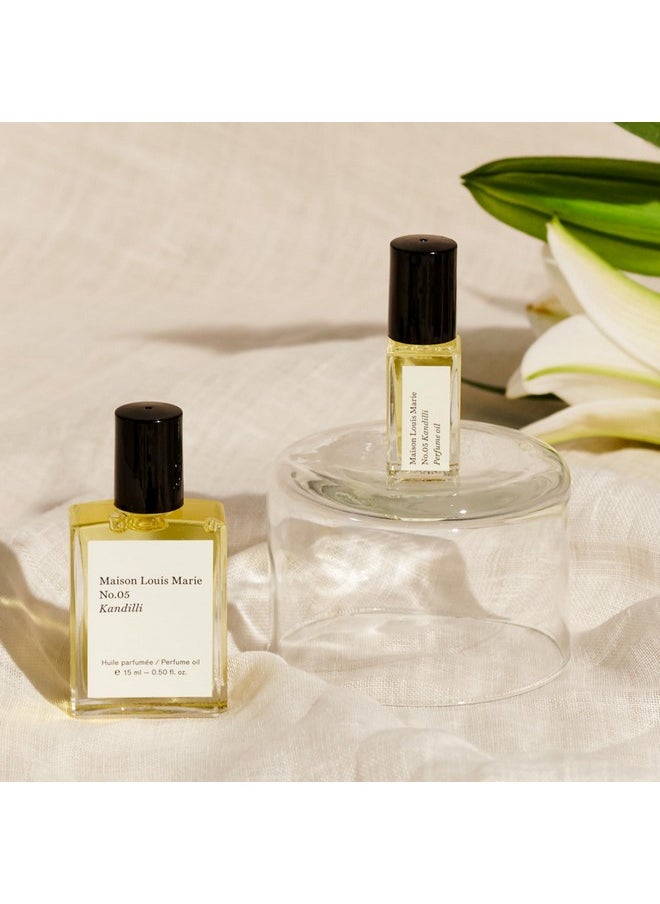Maison Louis Marie - Maison Louis Marie - No.05 Kandilli Natural Roll-On Perfume Oil Sample | Luxury Clean Beauty + Non-Toxic Fragrance (0.1 fl oz | 3 ml) - Image 1