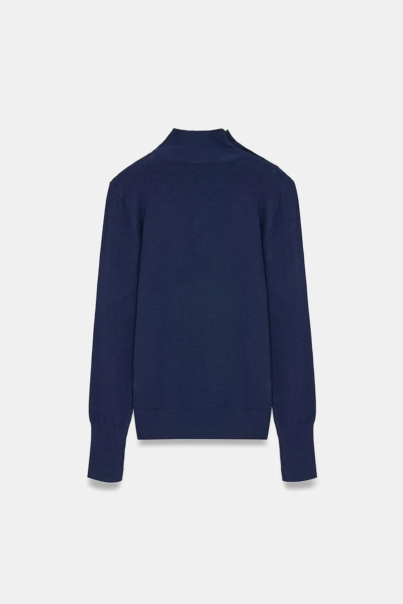 Dilvin Navy Blue DILVIN Women's Knit Sweater for Women | Best Price UAE