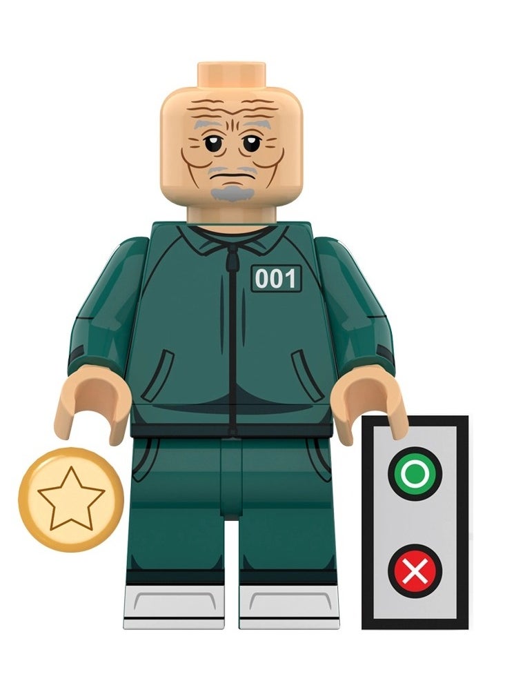 Generic - LEGO Squid Game Character Set, LEGO Minifigures from Squid Game Series with Accessories, Kids’ Blocks, LEGO Building Sets, LEGO for Boys, LEGO Bricks, LEGO Games, LEGO for Children, LEGO for Girls, LEGO Toy, LEGO Characters, LEGO Building Toy, LEGO Constructions - Image 1