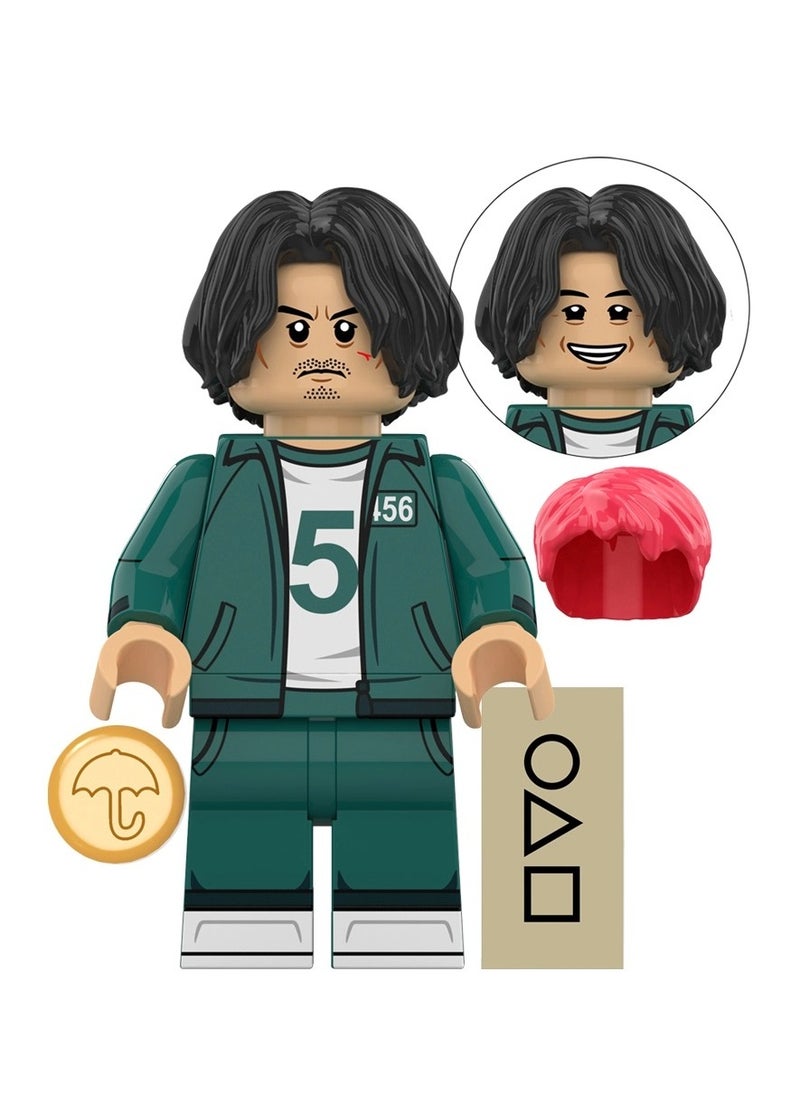 Generic - LEGO Squid Game Character Set, LEGO Minifigures from Squid Game Series with Accessories, Kids’ Blocks, LEGO Building Sets, LEGO for Boys, LEGO Bricks, LEGO Games, LEGO for Children, LEGO for Girls, LEGO Toy, LEGO Characters, LEGO Building Toy, LEGO Constructions - Image 1
