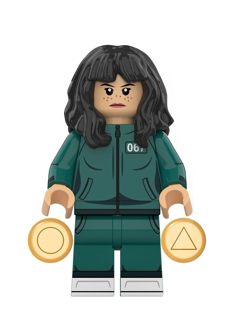 Generic - LEGO Squid Game Character Set, LEGO Minifigures from Squid Game Series with Accessories, Kids’ Blocks, LEGO Building Sets, LEGO for Boys, LEGO Bricks, LEGO Games, LEGO for Children, LEGO for Girls, LEGO Toy, LEGO Characters, LEGO Building Toy, LEGO Constructions - Image 1