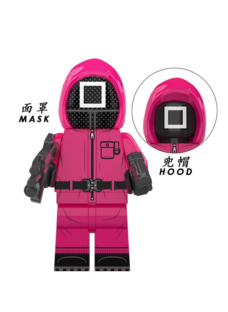 Generic - LEGO Squid Game Character Set, LEGO Minifigures from Squid Game Series with Accessories, Kids’ Blocks, LEGO Building Sets, LEGO for Boys, LEGO Bricks, LEGO Games, LEGO for Children, LEGO for Girls, LEGO Toy, LEGO Characters, LEGO Building Toy, LEGO Constructions - Image 1
