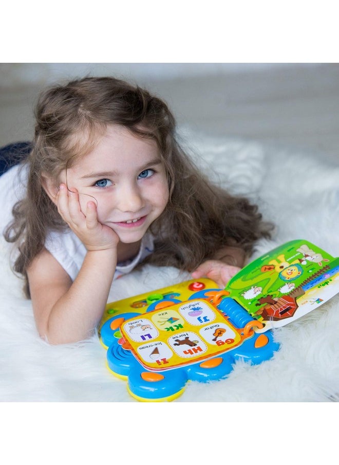 KiddoLab Words And Abc Learning For Toddlers 1-3 Years Old With Chapa The Lion Alphabet Book - Interactive Sound Book With Melodies, Fun Sounds & Light For Early Education And Development  - Image 3